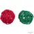 TRX 65786 Xmas rattan ladbák csengővel, 2db, 4 cm