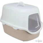 Macska WC Vico, 40 × 40 × 56 cm, mályva/Fehér TRX 402711