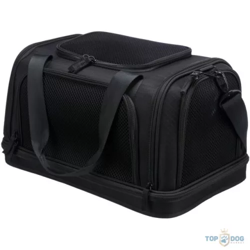 TRX airline carrier - szállítótáska repülőre (fekete) kutyák részére (28×25×44cm) 7kg ig TRX28904
