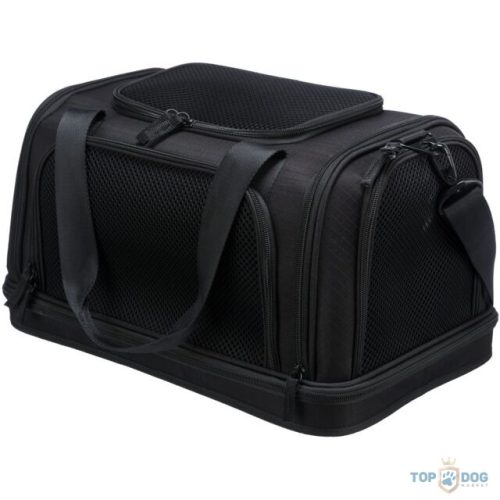 Trixie airline carrier - szállítótáska repülőre (fekete) kutyák részére (28×25×44cm) 7kg ig Trx28904