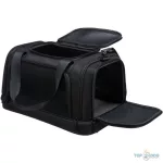 TRX airline carrier - szállítótáska repülőre (fekete) kutyák részére (28×25×44cm) 7kg ig TRX28904