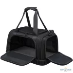 TRX airline carrier - szállítótáska repülőre (fekete) kutyák részére (28×25×44cm) 7kg ig TRX28904