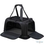 Trixie airline carrier - szállítótáska repülőre (fekete) kutyák részére (28×25×44cm) 7kg ig Trx28904