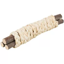   Természetes játék/ fogkoptató Fából/Szalmából 15*3cm TRX61824