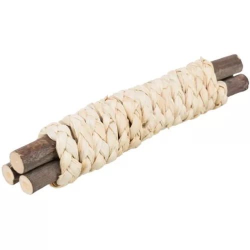 Természetes játék/ fogkoptató Fából/Szalmából 15*3cm TRX61824