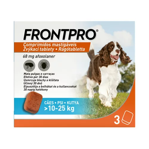 FRONTPRO® rágótabletta 10-25 kg 68mg / 3db tabletta 