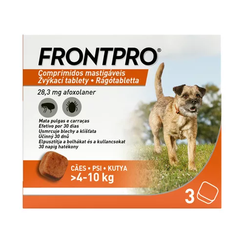 FRONTPRO® rágótabletta 4-10 kg 28,3 mg / 3db tabletta
