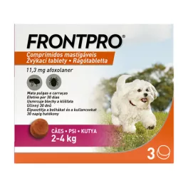 FRONTPRO® rágótabletta 2-4 kg 11,3mg / 3db tabletta 