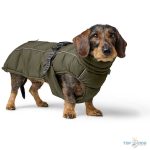 Hunter Paxon 45 ös pufi kabát tacskónak olivazöld