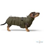 Hunter Paxon 45 ös pufi kabát tacskónak olivazöld