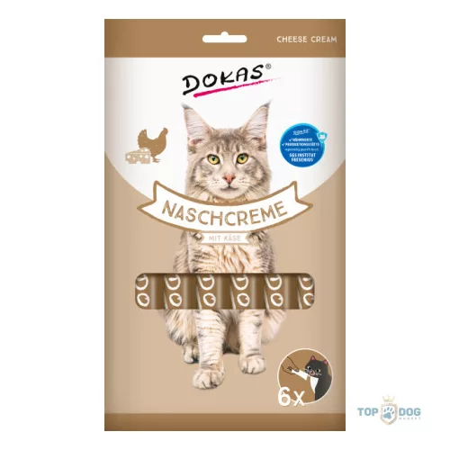 Dokas Sajtos krém snack cicáknak 90g