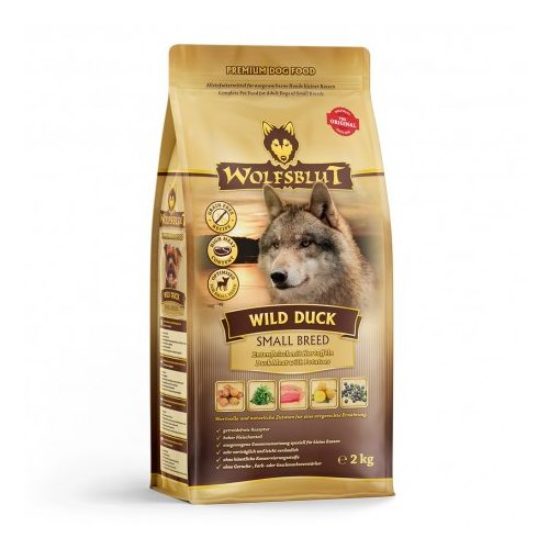 Wolfsblut 500gr Wild Duck Small Breed Adult - Kacsa burgonyával 