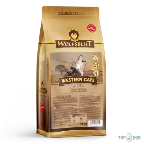 Wolfsblut Western Cape Adult Strucc Banánnal száraz kutyatáp 2kg