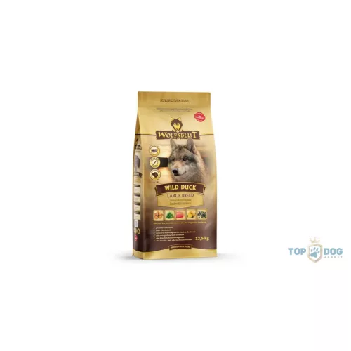 Wolfsblut 2kg Wild Large Duck Adult - Large Kacsa burgonyával 