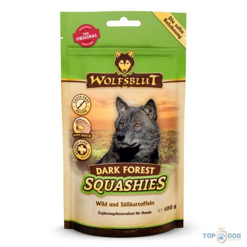 Wolfsblut Dark Forest Squashies Vad Édesburgonyával Snack kutyáknak 100 g