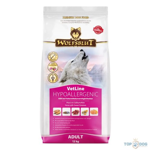 Wolfsblut VetLine Hypoallergenic - Ló 2kg