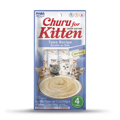 Inaba Churu Kitten tonhalas kölyök macskáknak 4*15gr