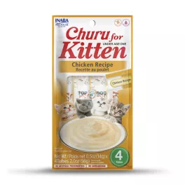 Inaba Churu Kitten csirkés kölyök macskáknak 4*15gr