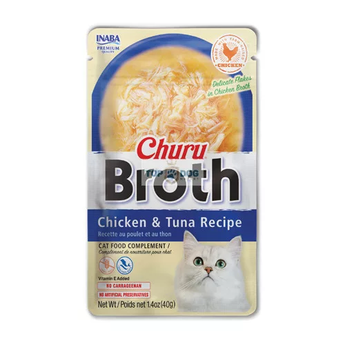 Ciao Churu Broth Chicken & Tuna Recipe 40gr húsleves csirkével és tonhallal