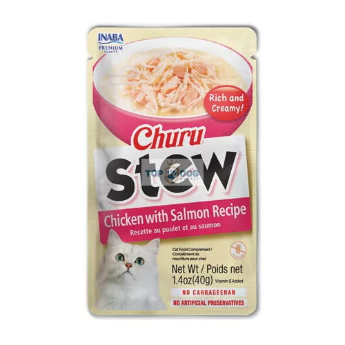 Ciao Churu Stew csirkével és lazaccal 40gr 