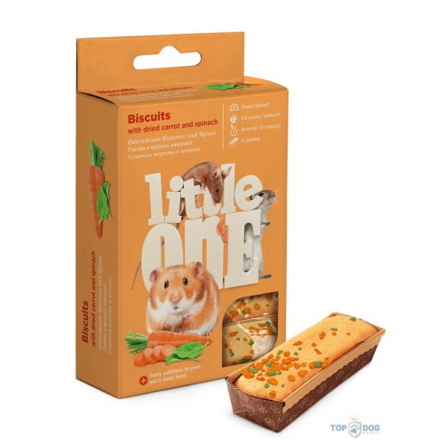 Little One Süti kisemlősöknek sárgarépával és spenóttal 5x7 g