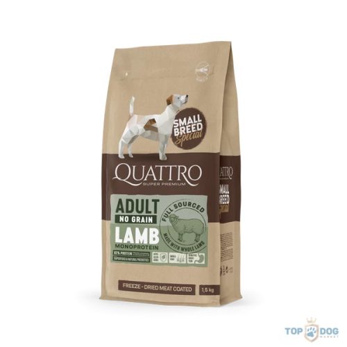 QUATTRO HYPOALLERGENIC Small Breed Adult Lamb 1,5KG