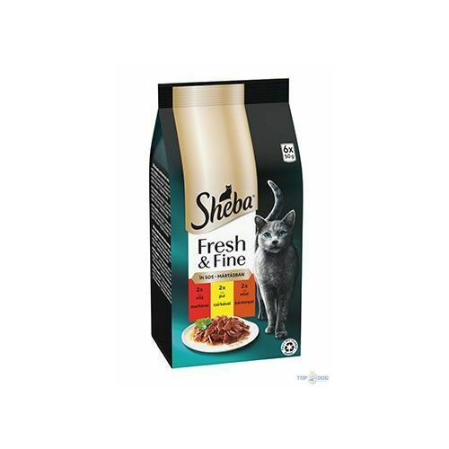 Sheba 6*50gr Húsos mix