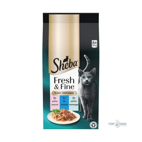 Sheba 6x50g Fresh Fine Halas Mix