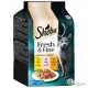 Sheba 6*50gr Fresh&Fine csirke, lazac, pulyka mártásban