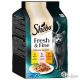 Sheba 6*50gr Fresh&Fine csirke, lazac, pulyka mártásban