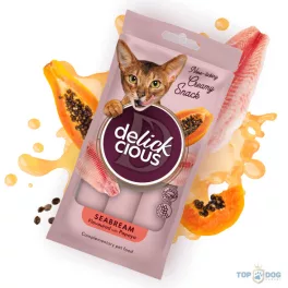 Delickcious Creamy Snack 60g (4x15g) Tengeri sügér Papaya