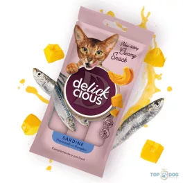 Delickcious Creamy Snack 60g (4x15g) Szardínia Sütőtök