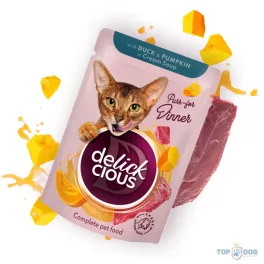 Delickcious Dinner 85g Kacsa Sütőtök