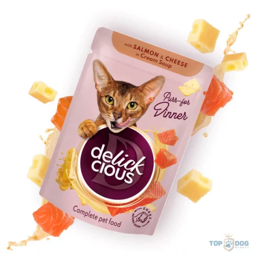 Delickcious Dinner 85g Lazac Sajt