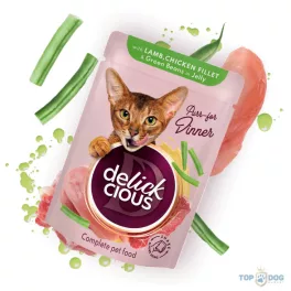 Delickcious Dinner 85g Bárány Zöldbab