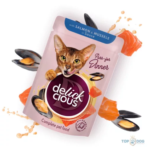 Delickcious Dinner 85g Lazac Kagyló