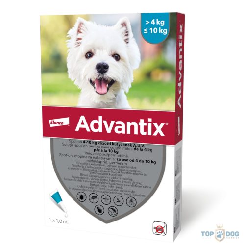 Advantix® spot on 4-10 kg (4 pipetta)