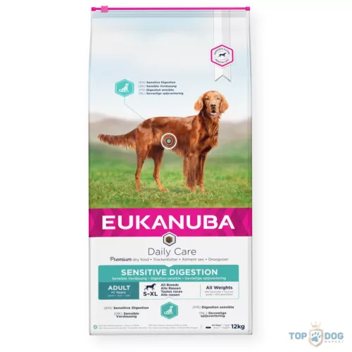 Eukanuba Sensitive Digestion kutyatáp 12kg