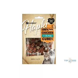 Flamingo Hapki Lazac-Csirke kocka 50gr 561529   