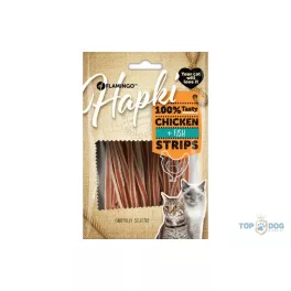 Flamingo Hapki Strips Lazac-Csirke 50gr 561528 