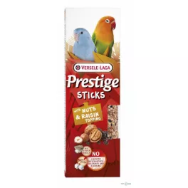   Versele Laga Prestige Sticks Dupla Rúd (mogyoró, dió, mazsola) kispapagájok részére (2db/60g)