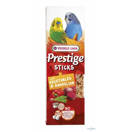 Versele-Laga Prestige (zöldség, pitypang) hullámos papagájok részére duplarúd 2x30g