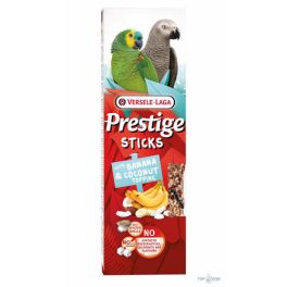   Versele Laga Prestige Sticks Dupla Rúd (banán, kókuszreszelék)  nagypapagájok részére (2db/140g)