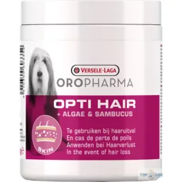   Versele-Laga Oropharma Opti Hair Dog Algakivonattal 130g szőrhullás ellen