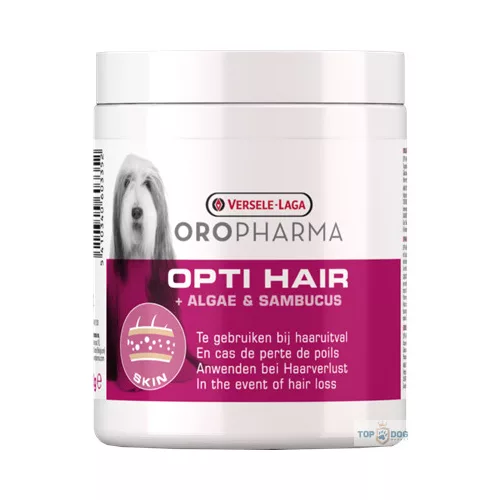 Versele-Laga Oropharma Opti Hair Dog Algakivonattal 130g szőrhullás ellen