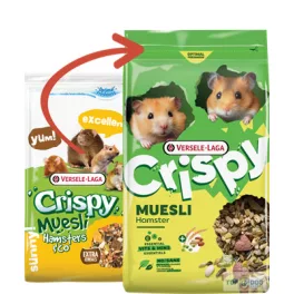   Versele-Laga Crispy Muesli Hamsters & Co Hörcsög eleség 750gr