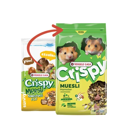 Versele-Laga Crispy Muesli Hamsters & Co Hörcsög eleség 750gr