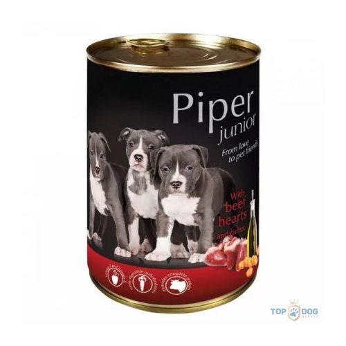 Piper 400g Junior Marhaszív és Sárgarépa