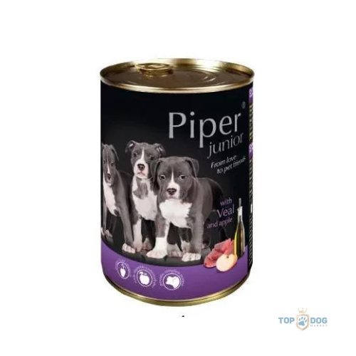 Piper 400g Junior Borjúhússal és almával