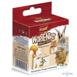   Vitapol Mineral Block (narancs) - fogkoptató rágcsálók és nyulak részére (40g)